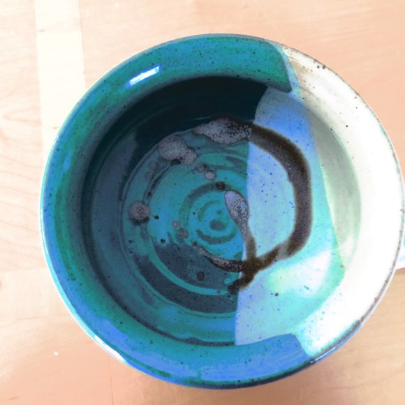 Handmade Pottery French Onion Chili Soup Mug Bowl - Picture 5 of 11